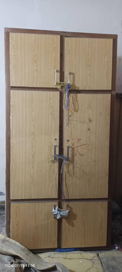 wooden cabinet 6 doors heavy weight