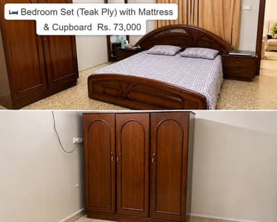 Double beds / wardrobes / cupboard / dressing table / single bedset
