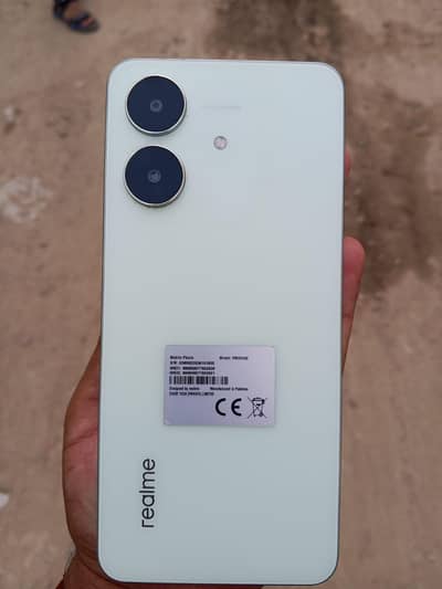 Realme Note 60x green colour