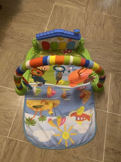 Playing gym for baby