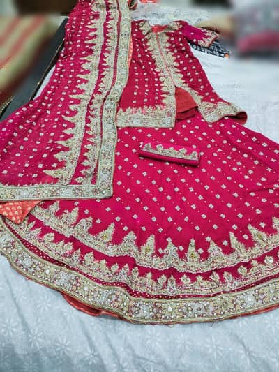 Bridal Lehnga 50,000 in Shafoon Kapra