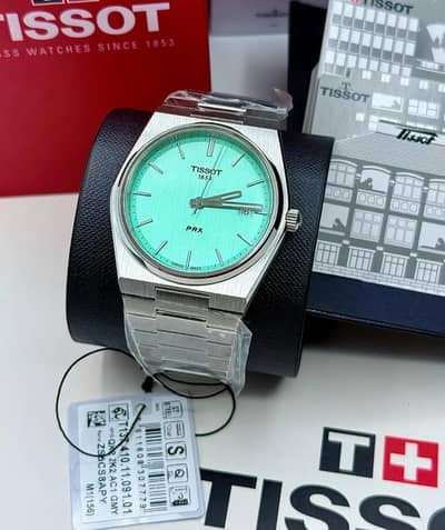 Tissot PRX 40mm Quartz watch Tiffany Blue Dial