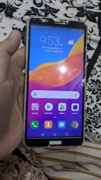 Honor 7C With data cable PTA approved 3/32 All ok  panel thra sa Break