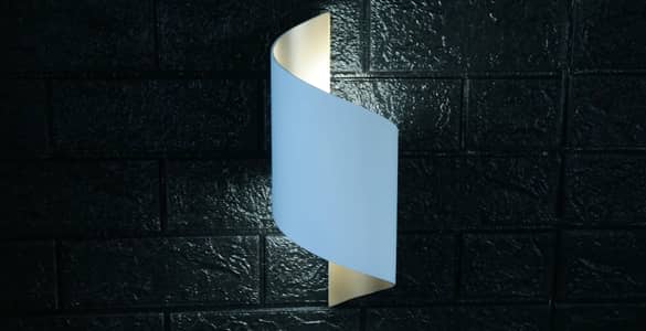 Modern Handmade Wall Lamp with Warm Light