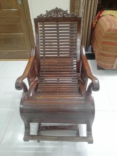 Wooden rocking chair Chanioti