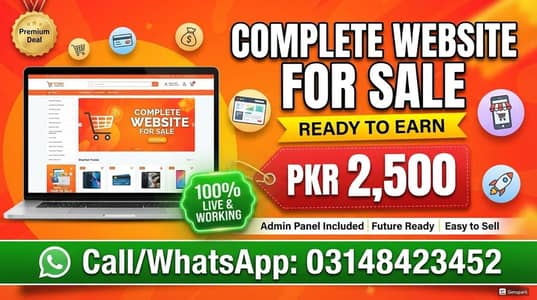 live website for sell