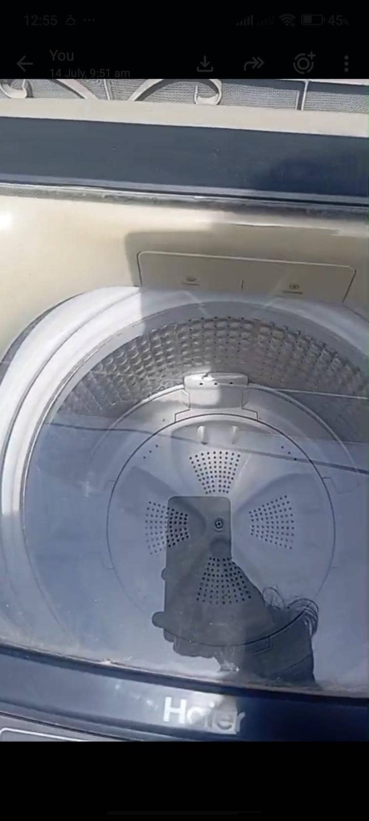 HAIER AUTOMATIC WASHING MACHINE 1
