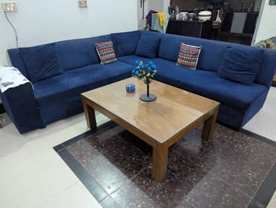 L shaped sofa