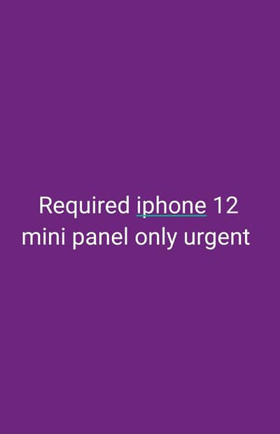 Apple iPhone 12 mini k panel chyia urgent