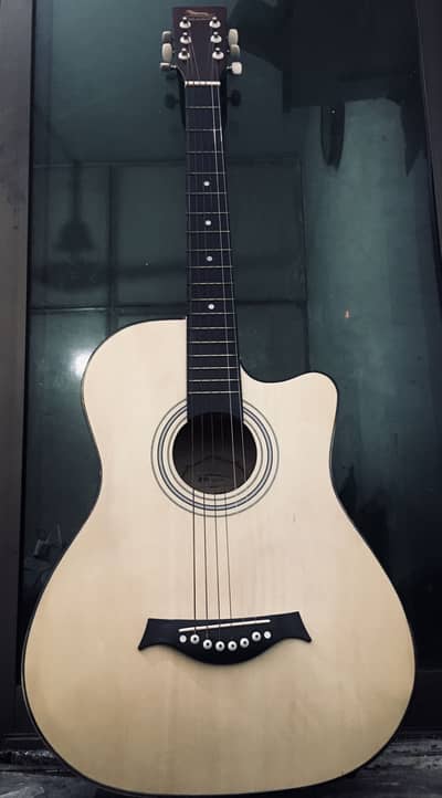 Semi acoustic original brand guitar