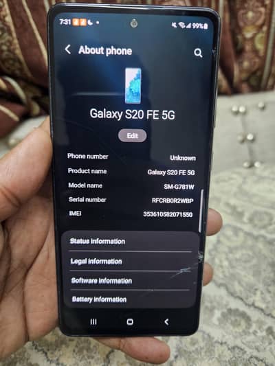 Samsung Mobile S20 FE