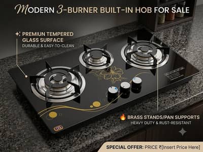 tempered glass gass stove