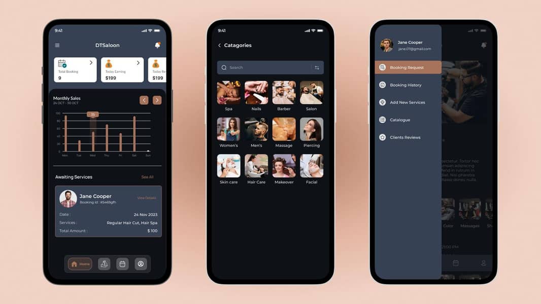 salon booking app with full setup + source code 1