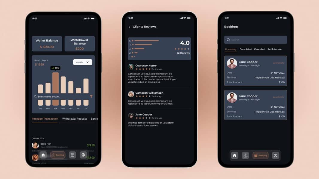 salon booking app with full setup + source code 5