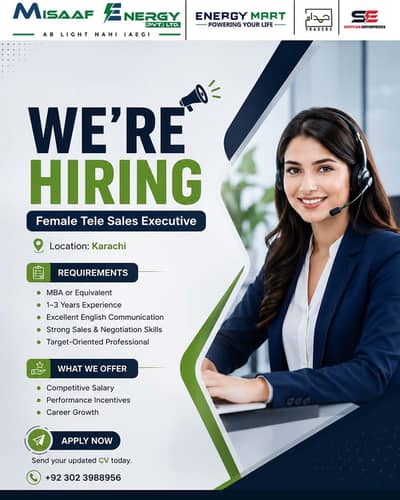 Exciting Career Opportunity for Female Tele Sales Professionals