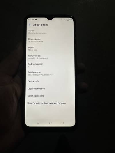 Tecno Spark 4 Lite