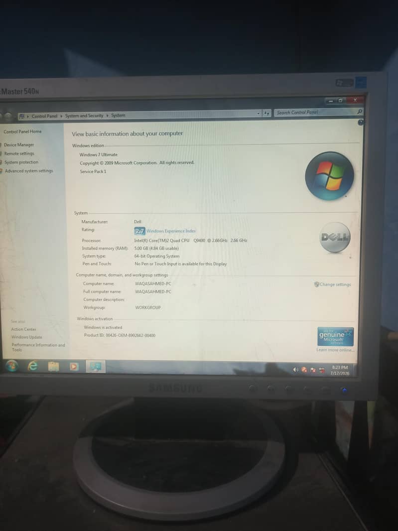 Dell computer 1