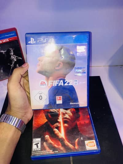 Ps4 with 4 original games and 2 brand new consoles