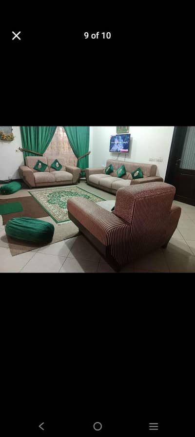 6 seater interwood sofa set for sale