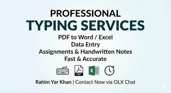 professional data entry &typist available for remote contract work