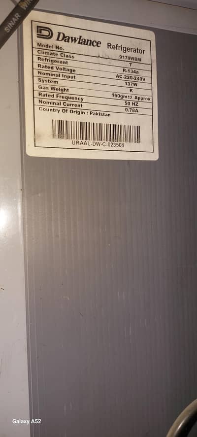 Two Fridges for sale Dawlance and National