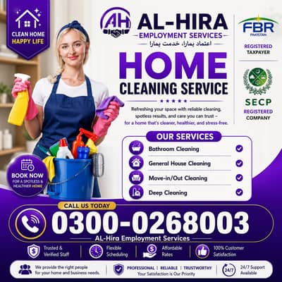 Maids / House Maids / cook / House chef / Baby Sitter maid available