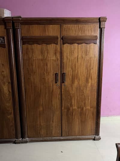 Wooden Wardrobe Cabinet – Strong & Spacious
