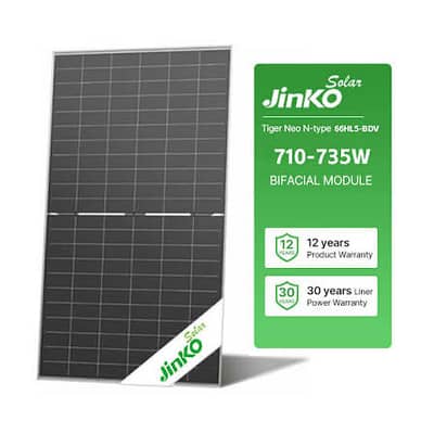 Jinko Tiger Neo N-Type Bifacial 725 watt