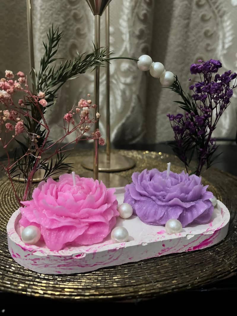 candles tray 0