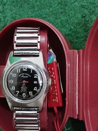 West end watch manual winding with date large size