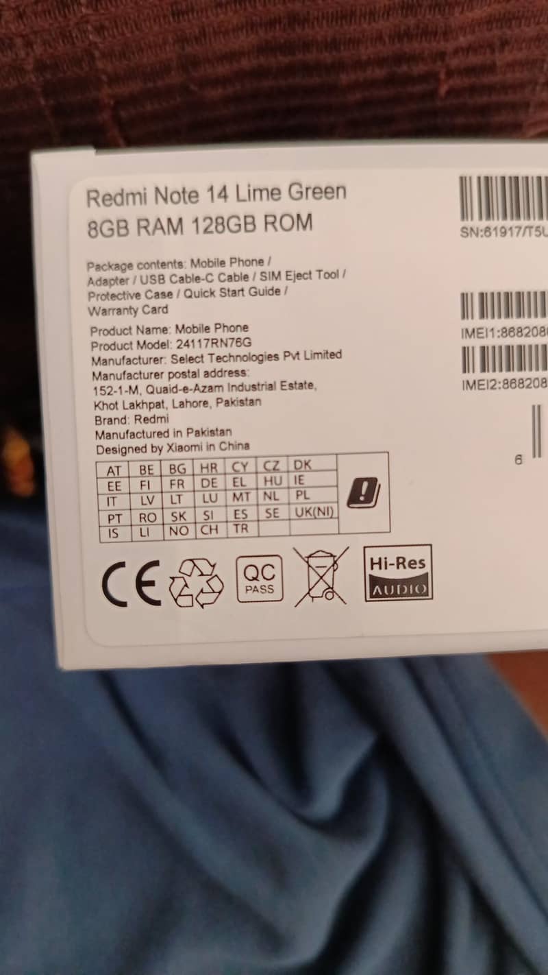 Xiaomi Redmi Note 14 6