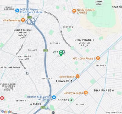 8-Marla Commercial Plot for sale DHA Phase 8 Block CCA2