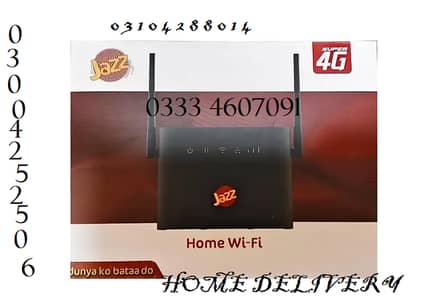Jazz 4G Antenna Support & BATTERY BACKUP Wifi Router