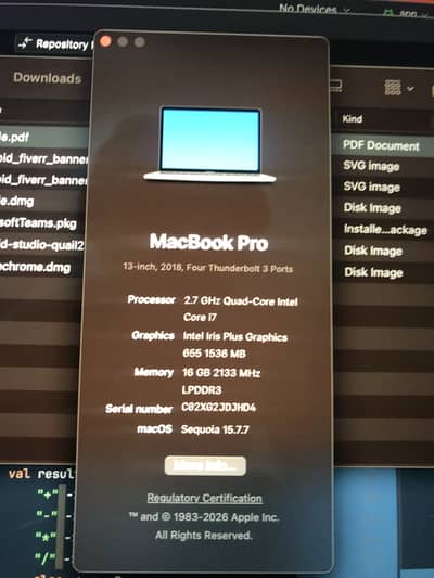 Macbook pro 2018 13 inches