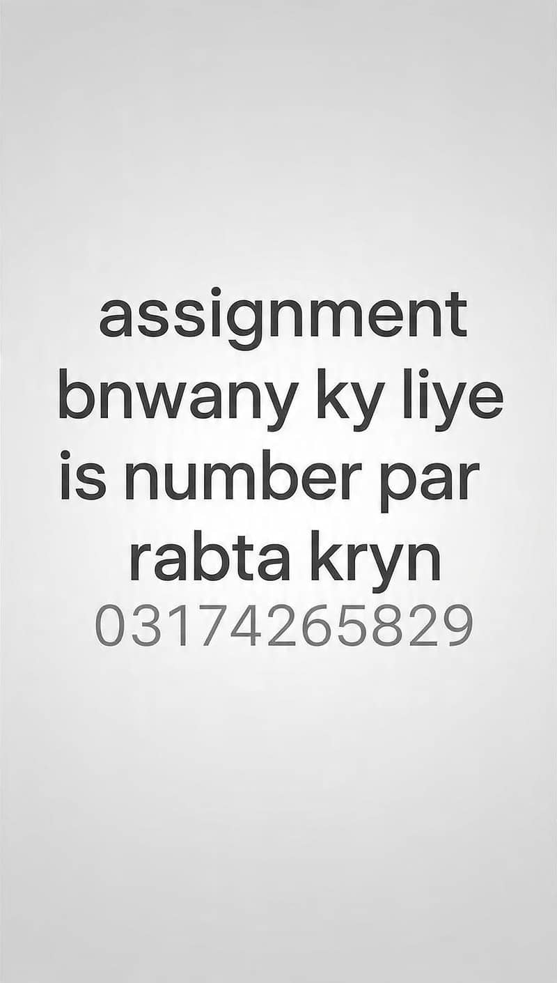 Assignment 0