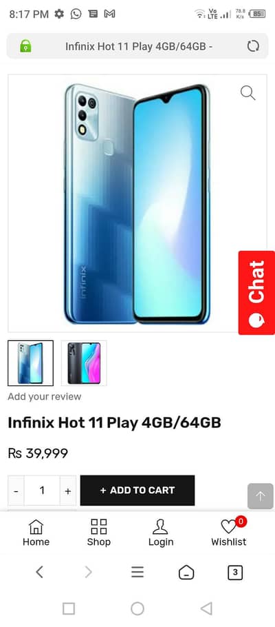 Infinix Hot 11 Play