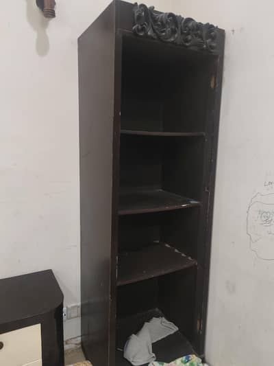 wooden wardrobe