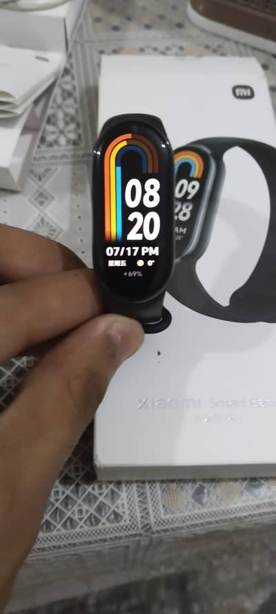 Mi band 8 for sale with box and all accessories 10/10