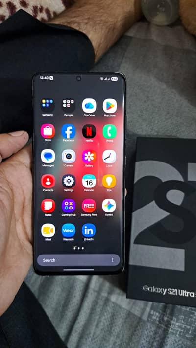 Samsung S21 Ultra official pta 12/256 1st owner