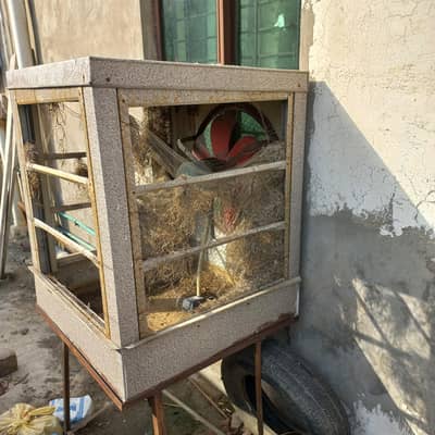Air cooler Jestee Chadar ka customised bana huwa.