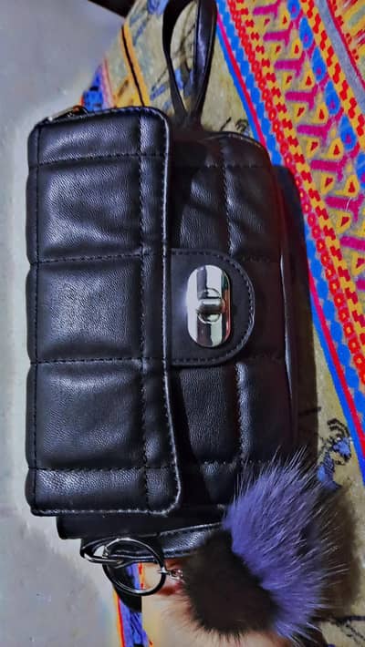branded bag and footwear
