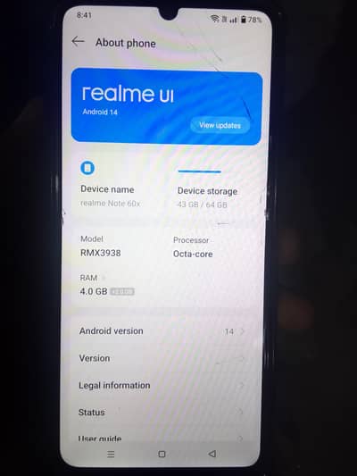 realme not 60x