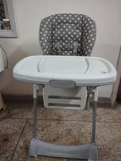 Tinnies (zubaidas) Baby high chair in grey colour for sale