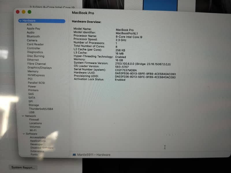 MacBook Pro 2019 4