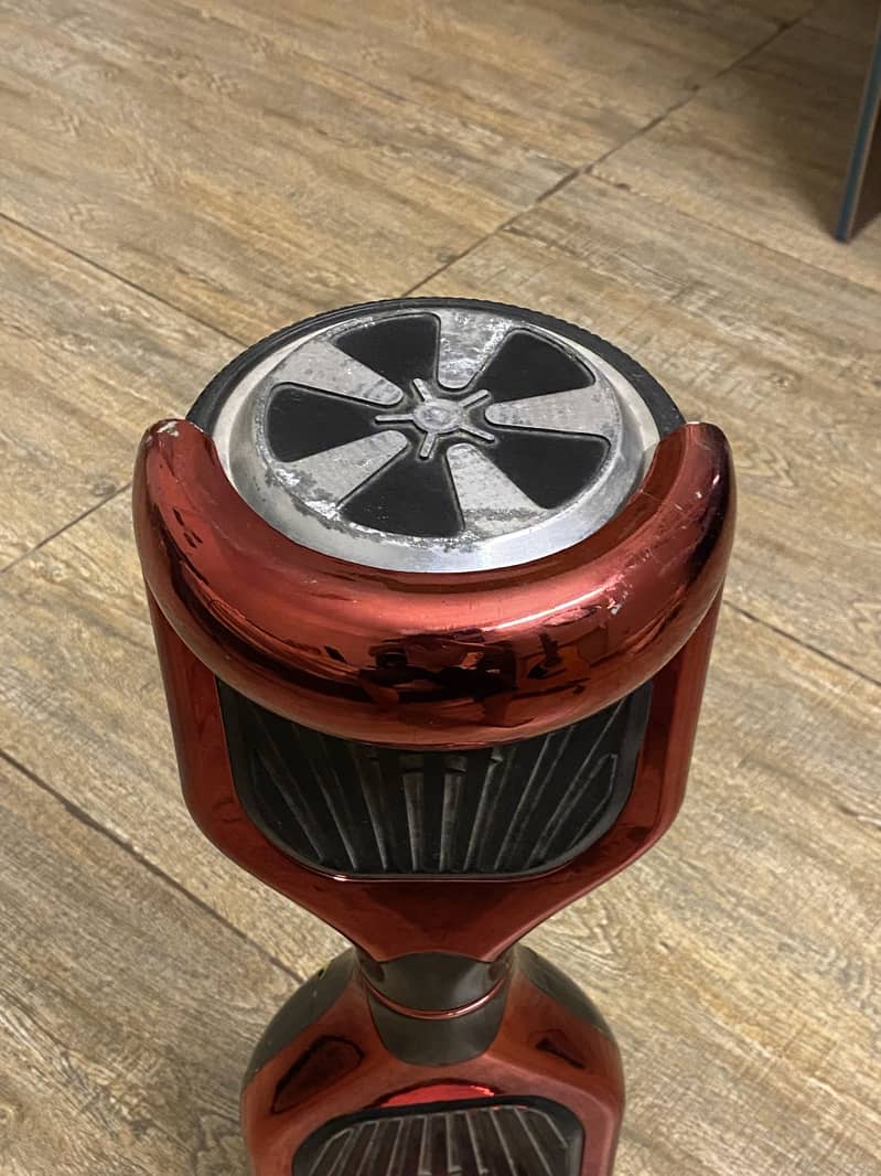 Hoverboard with bluetooth, Chrome red 4