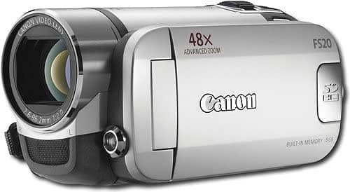 Canon legria FS20 digital video canera with new battery 1500 MAh