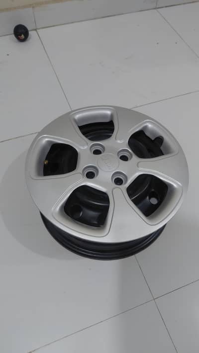 Genuine Steel Wheel Rim 14" 4 PCs with cover for KIA Picanto 2024