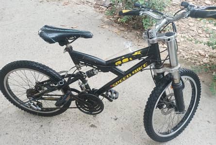 Speed Bike 20” Dual Suspension Bicycle – Disc Brake – Good Condition