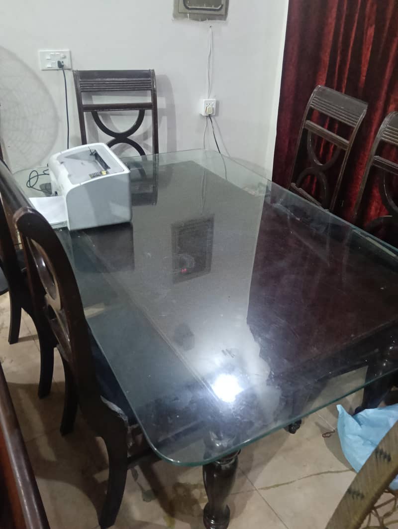 Dining table 6 chairs 0