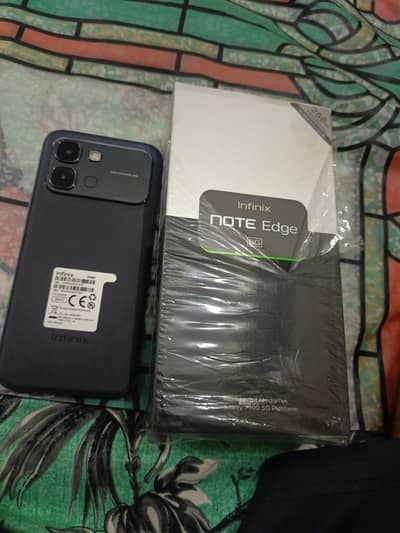 Infinix note edge band new just box open not single charge